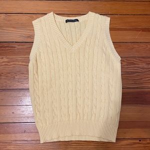 Brandy Melville Yellow Sweater Vest